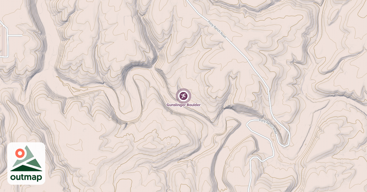 Map of Gunslinger Boulder