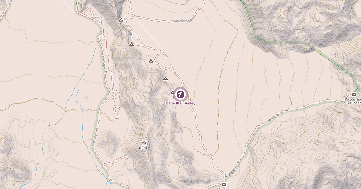 Map preview of Little Blair Valley