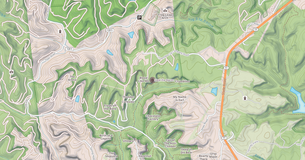 Map preview of Steal the Bacon