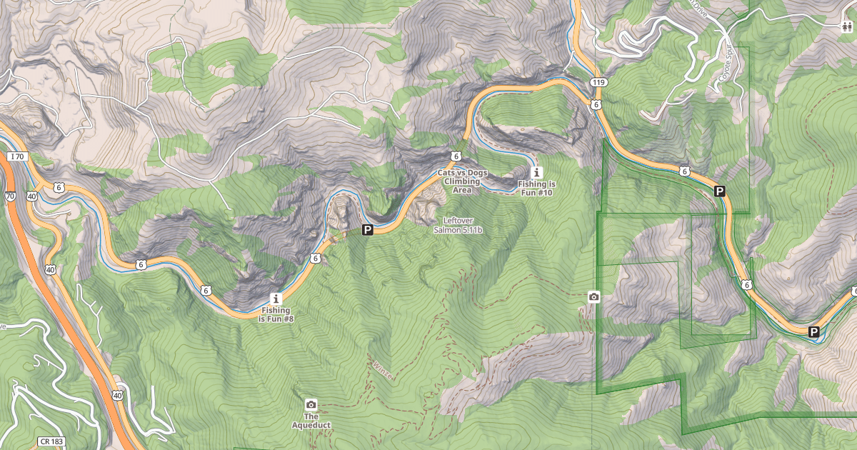 Map preview of Leftover Salmon