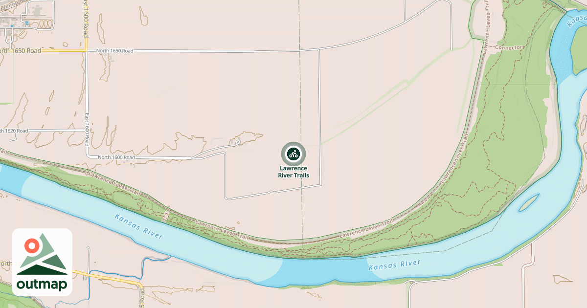 Map of Lawrence River Trails