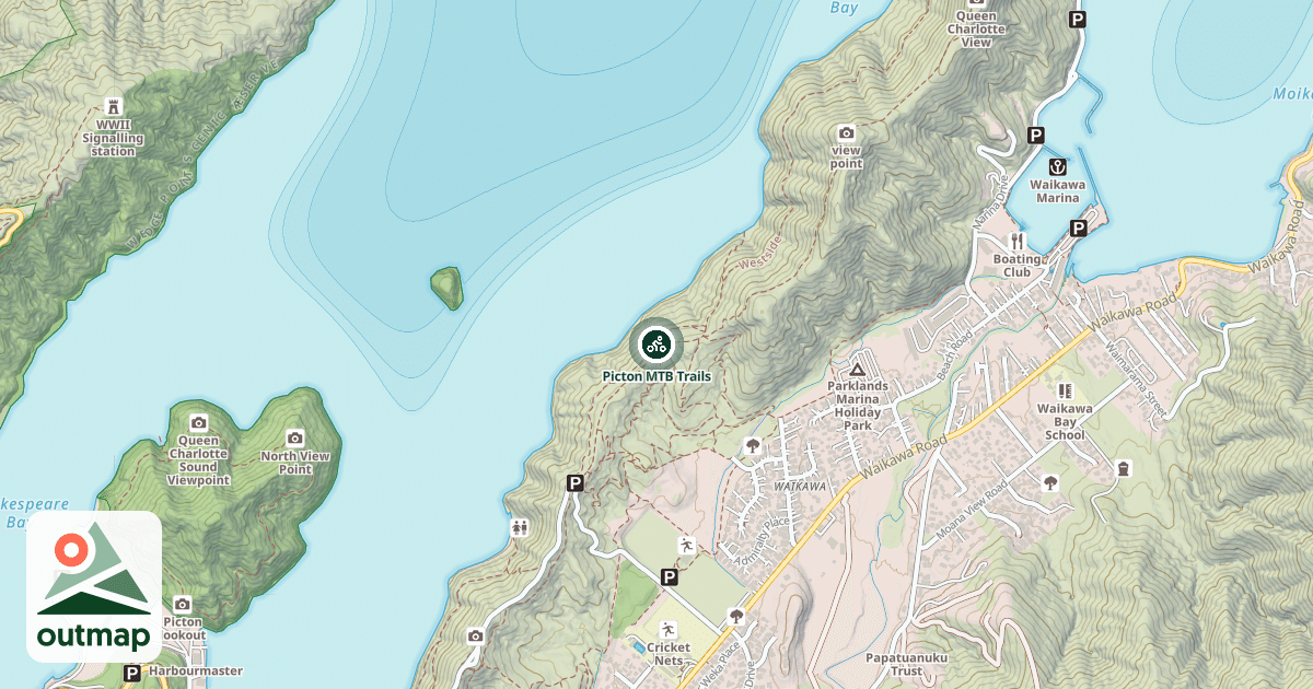 Map of Picton MTB Trails