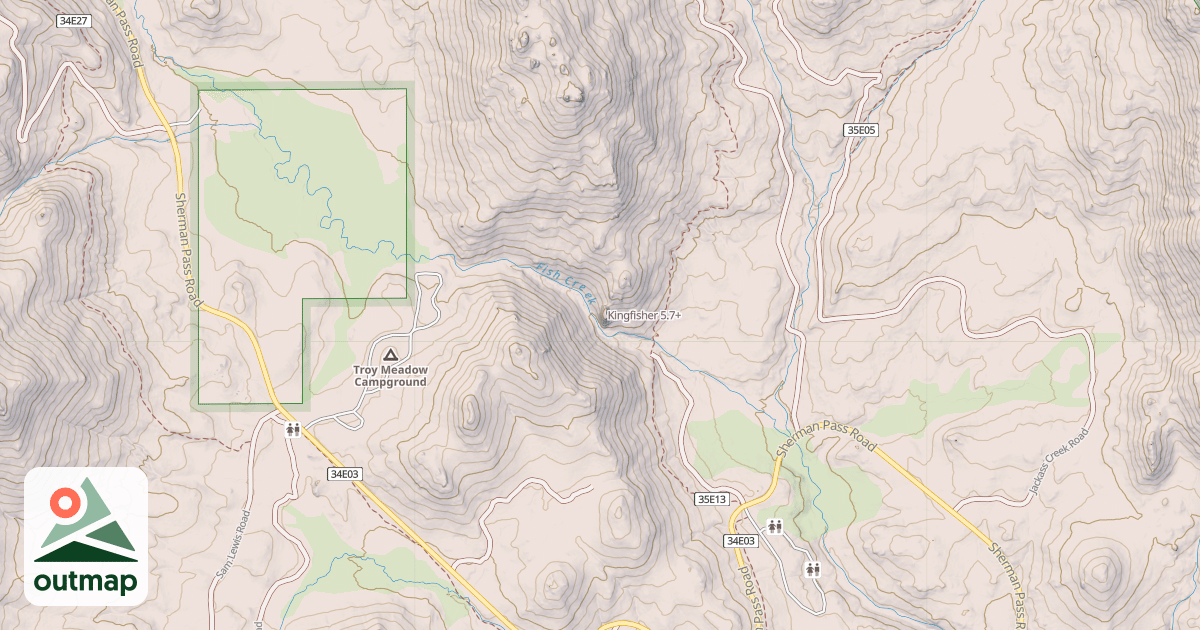 Map of Kingfisher