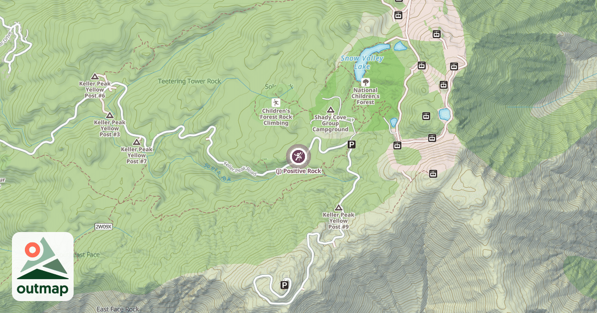 Map of (j) Positive Rock