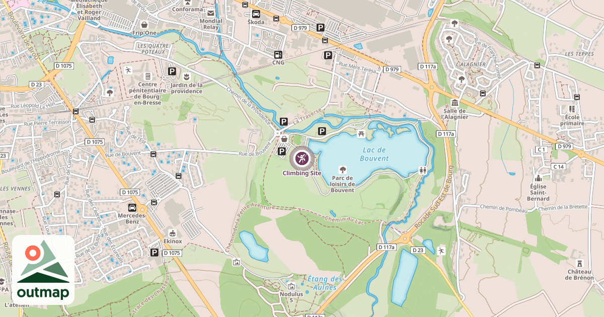 Map of Climbing Site