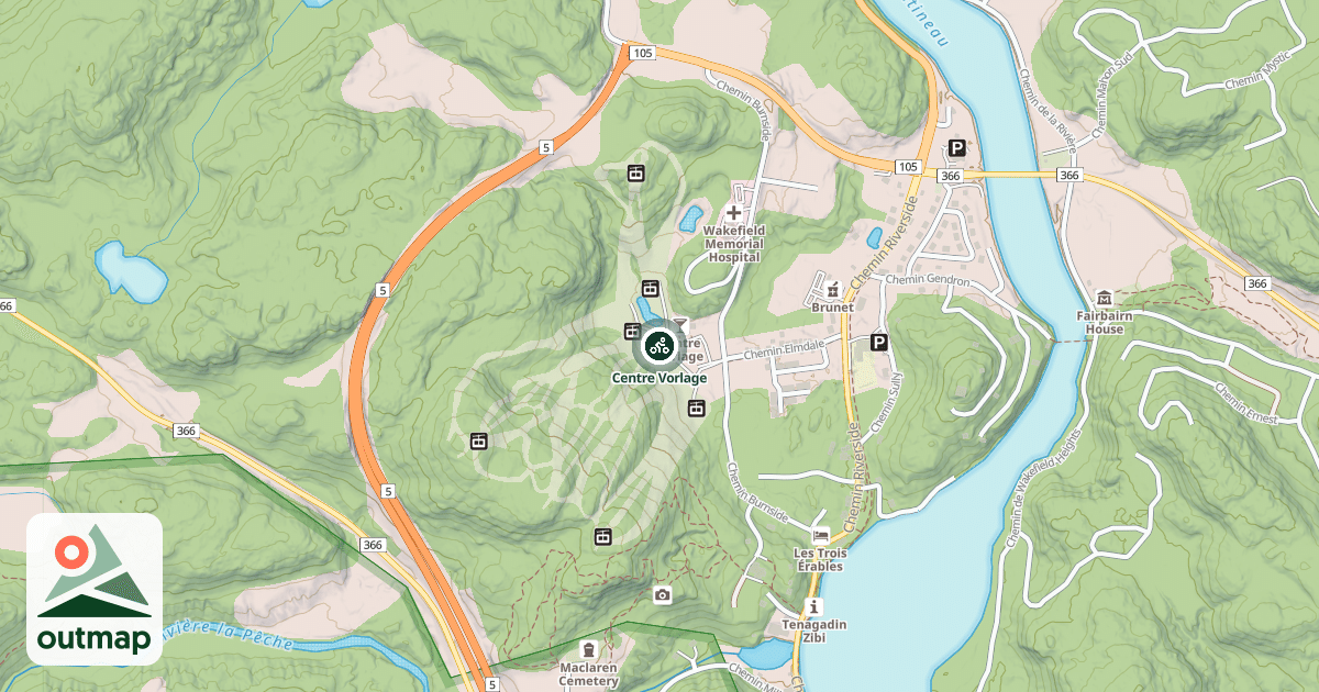 Map of Centre Vorlage