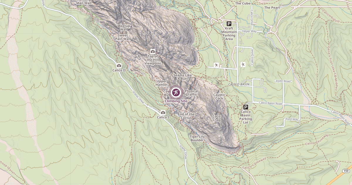 Map preview of Climbing Site