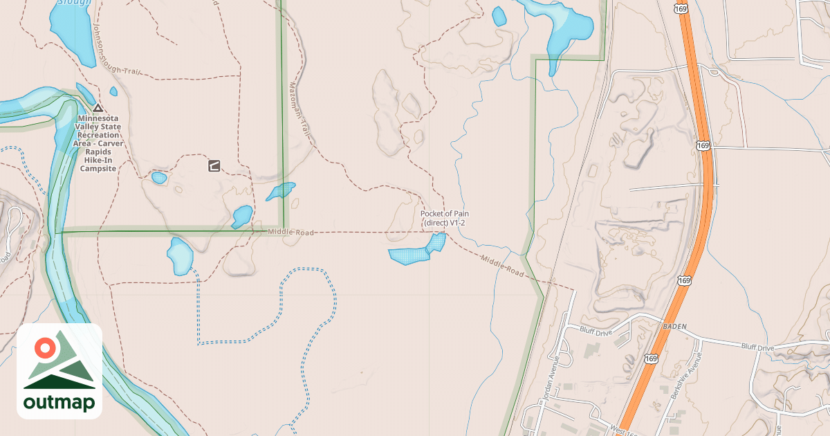 Map of Pocket of Pain (direct)