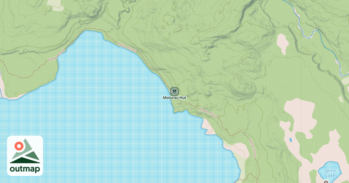 Map of Moturau Hut