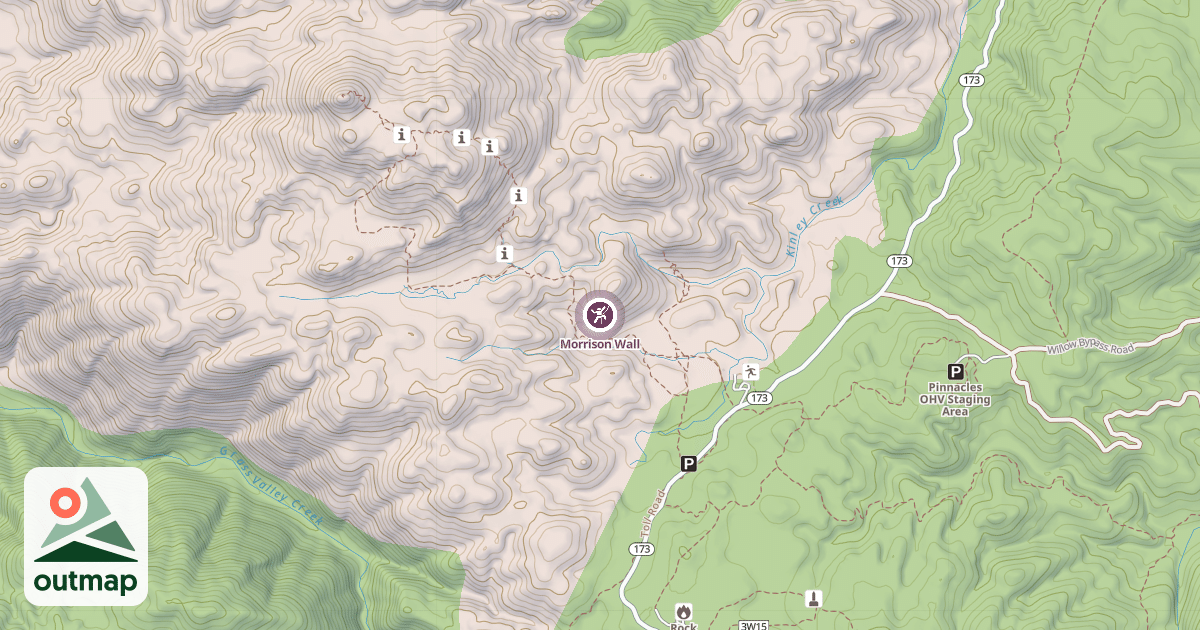 Map of Morrison Wall