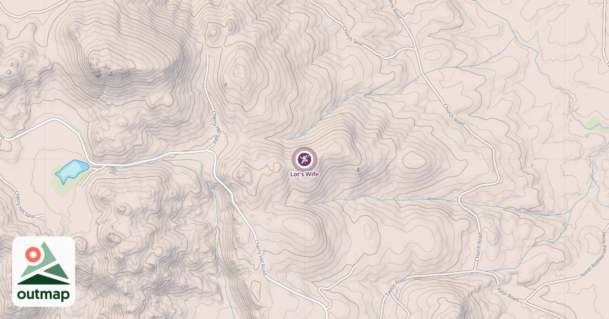 Map of Lot's Wife