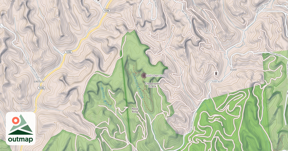 Map of God's Own Stone