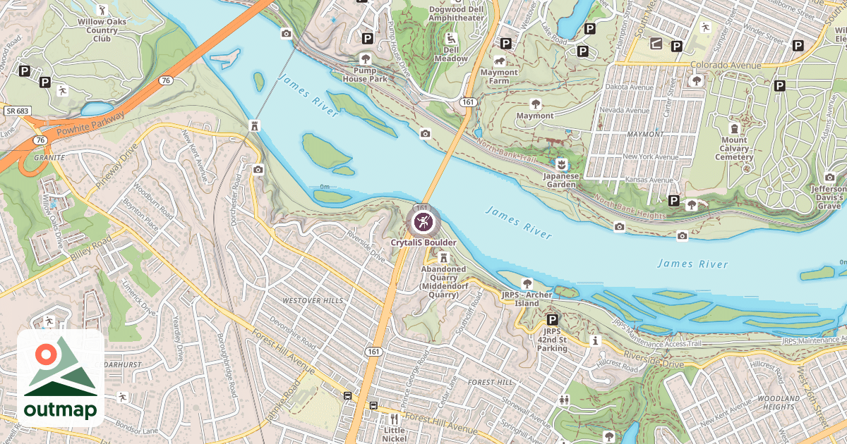Map of CrytaliS Boulder