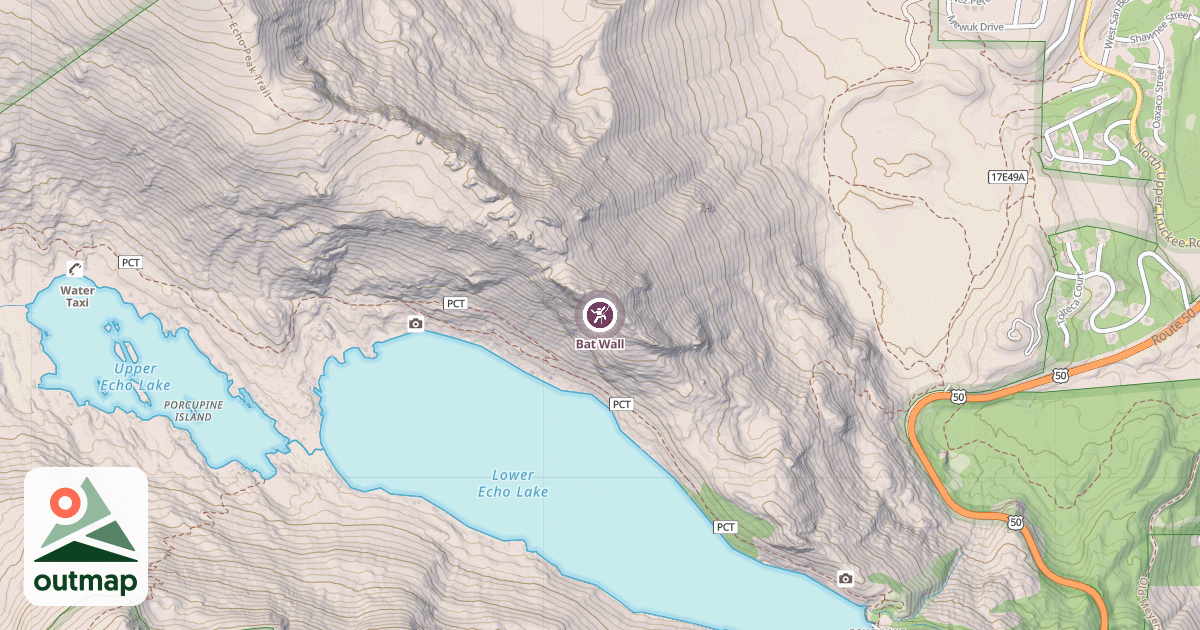 Map of Bat Wall