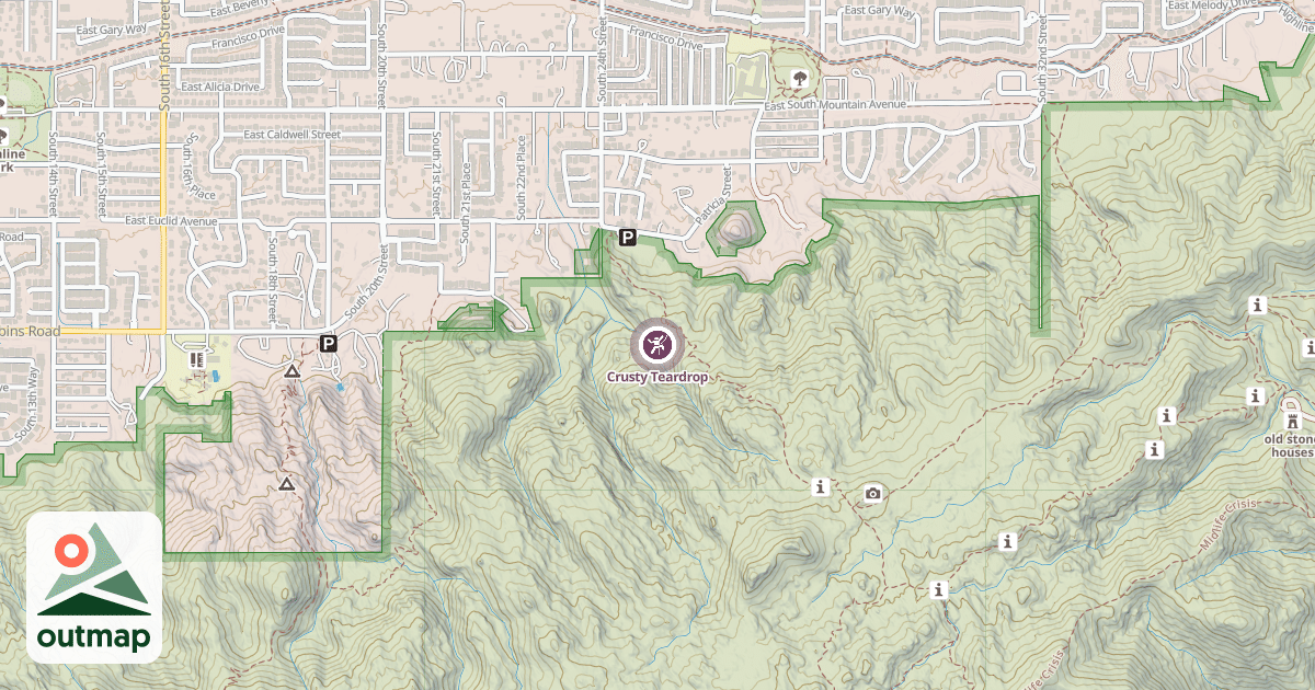 Map of Crusty Teardrop