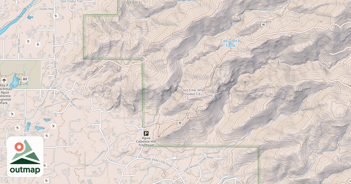 Map of Do Not Enter When Flooded