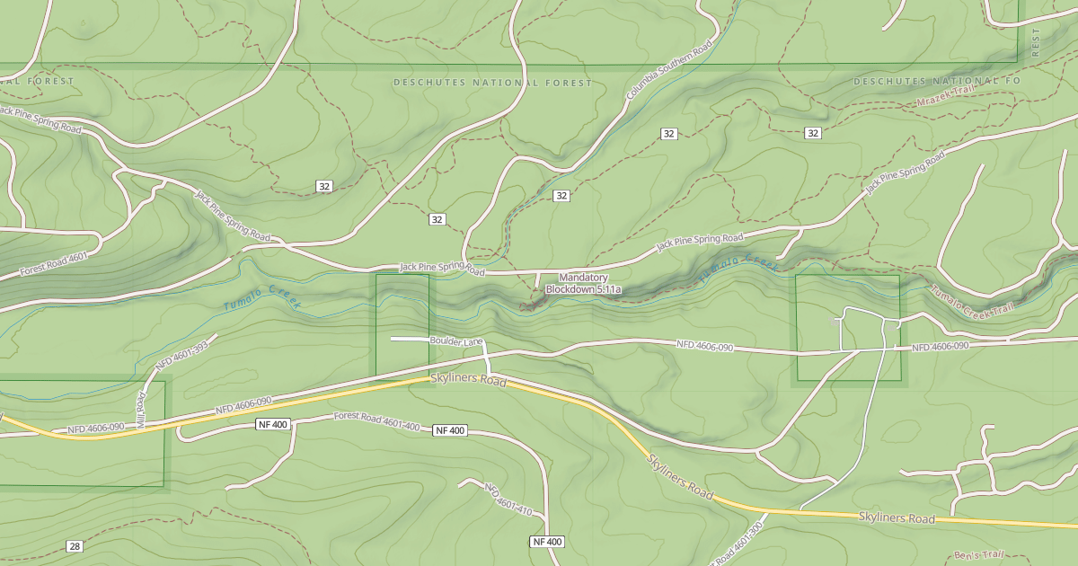 Map preview of Mandatory  Blockdown