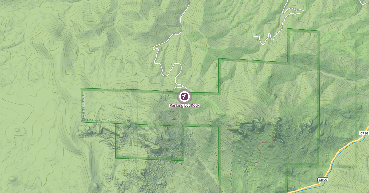 Map preview of Parking Lot Rock