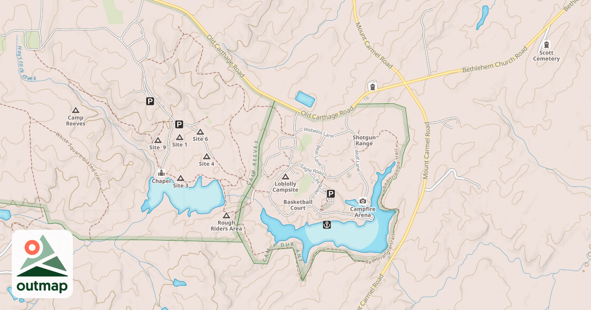 Map of Cabin 41