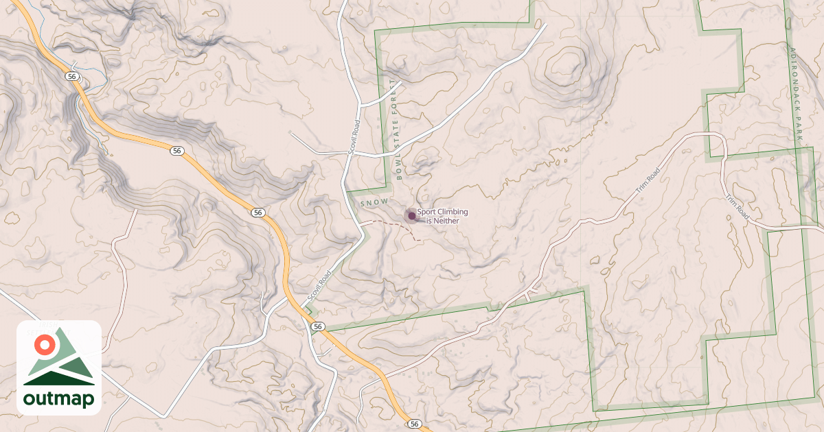 Map of Sport Climbing is Neither
