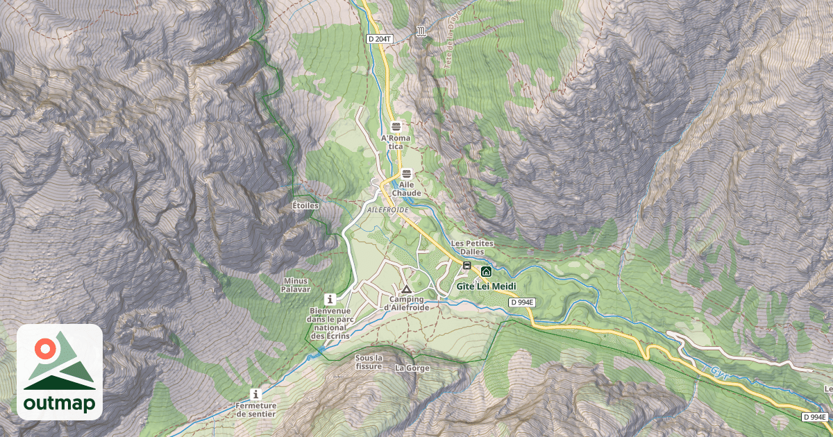 Map of Les clouzis