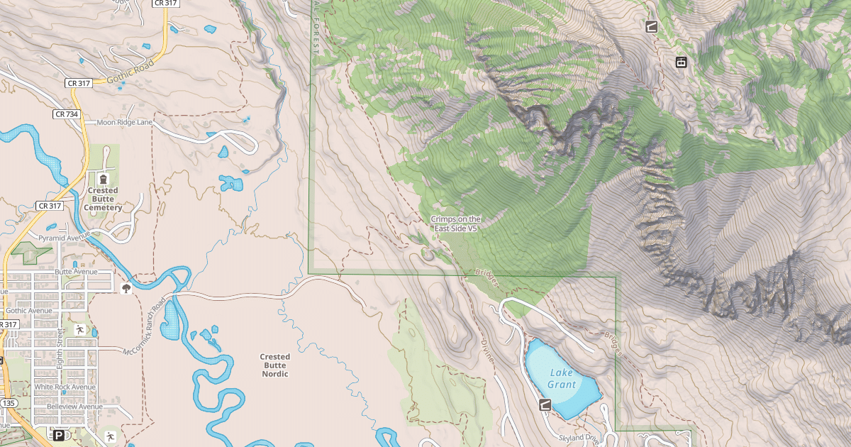 Map preview of Crimps on the East Side