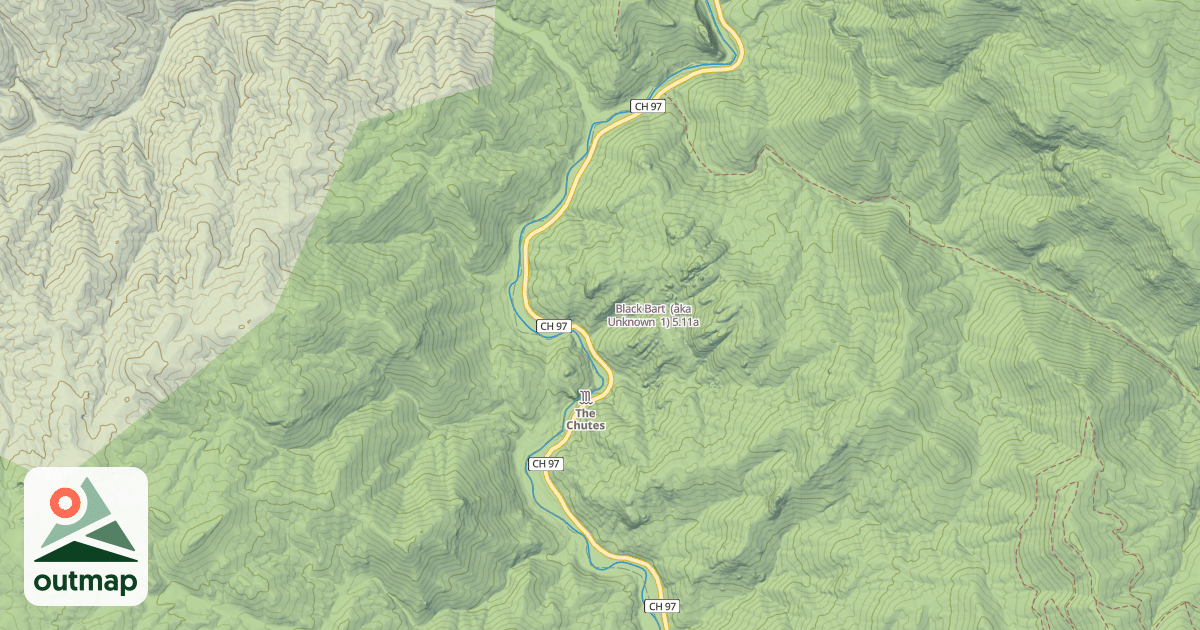 Map of Black Bart  (aka Unknown  1)
