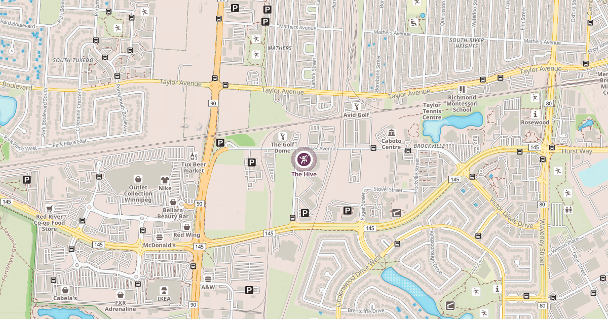 Map preview of The Hive