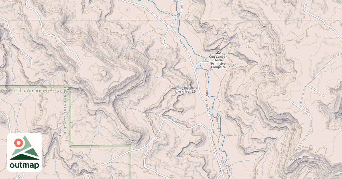 Map of Something Sharp Like Knives
