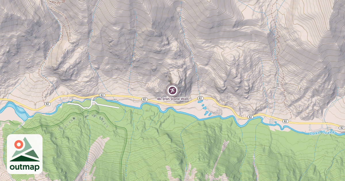 Map of 4b. Iron Stone Wall