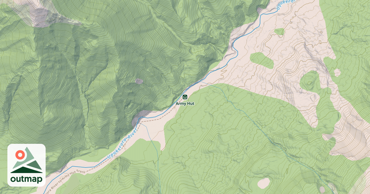 Map of Army Hut