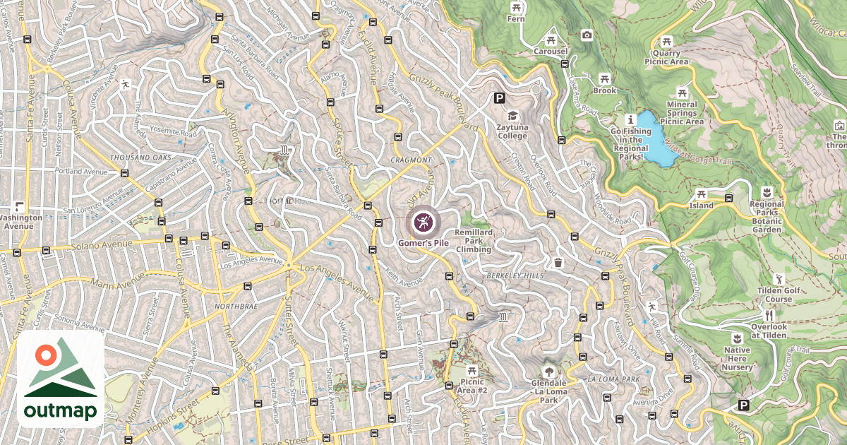 Map of Gomer's Pile