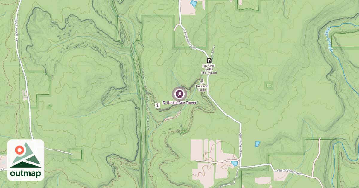 Map of D. Battle Axe Tower