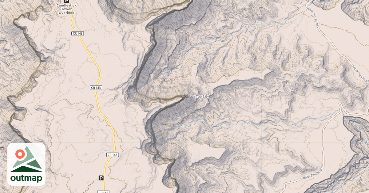 Map of Block Top