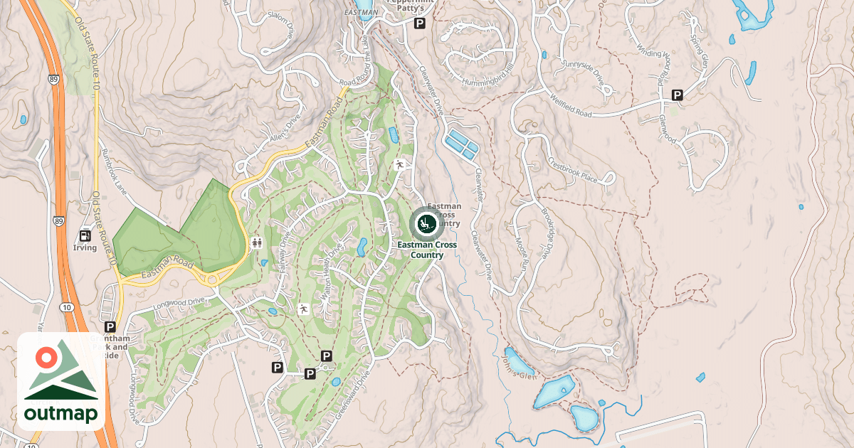 Map of Eastman Cross Country