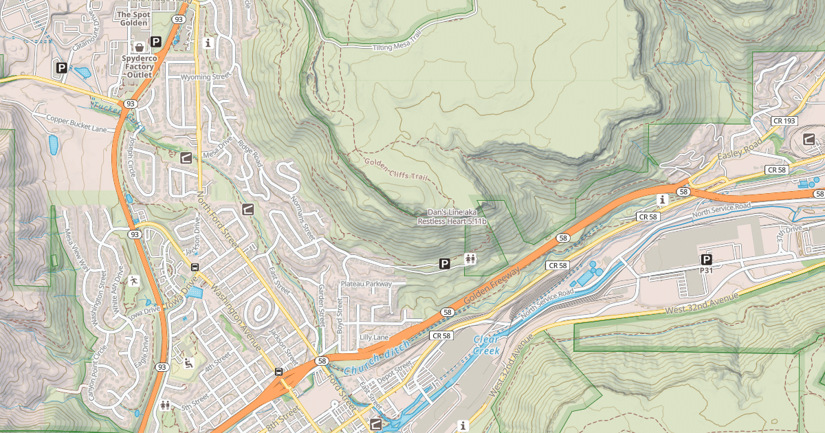 Map preview of Dan's Line aka Restless Heart