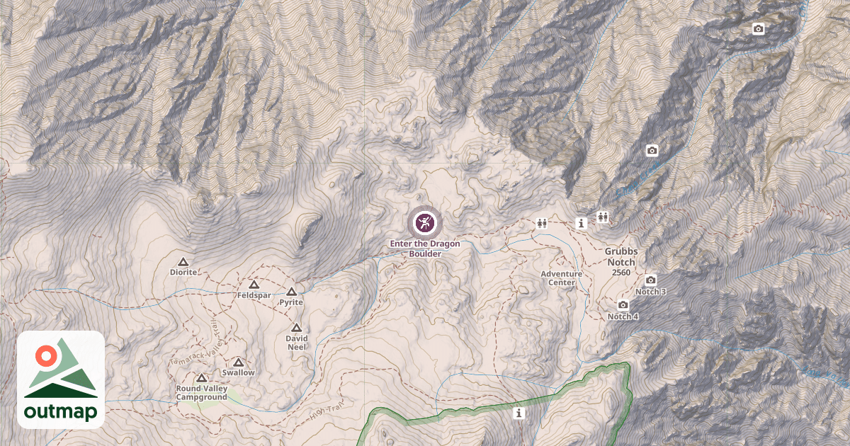 Map of Enter the Dragon Boulder