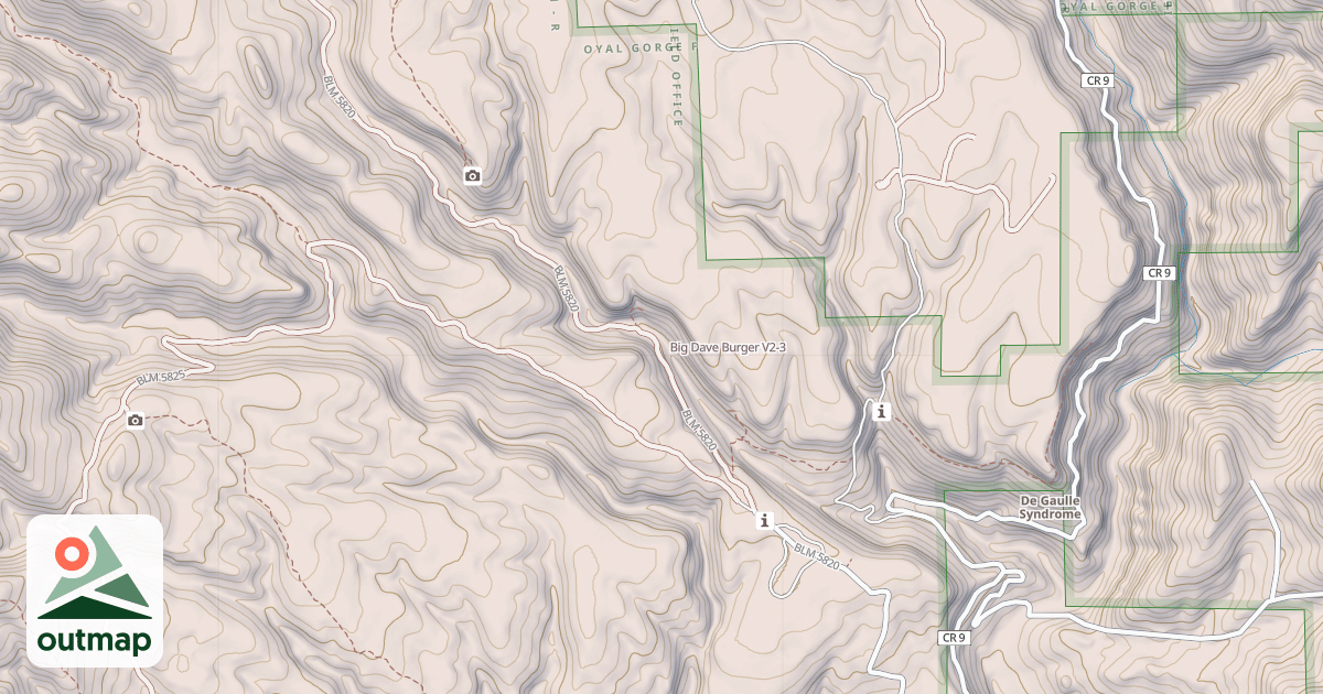 Map of Big Dave Burger
