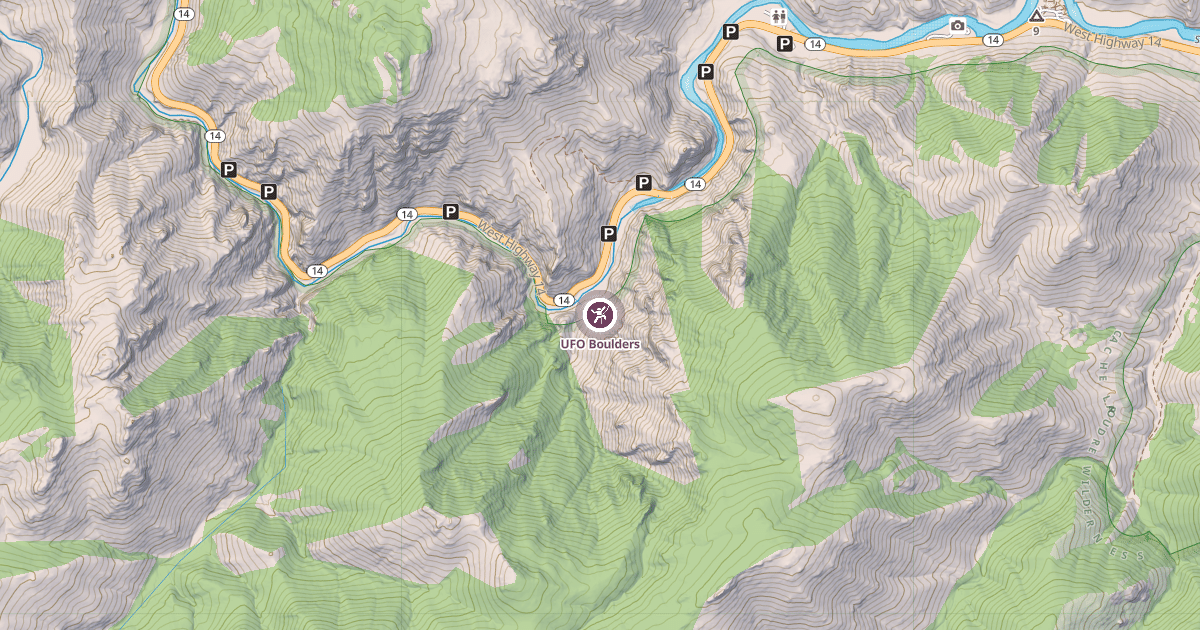 Map preview of UFO Boulders