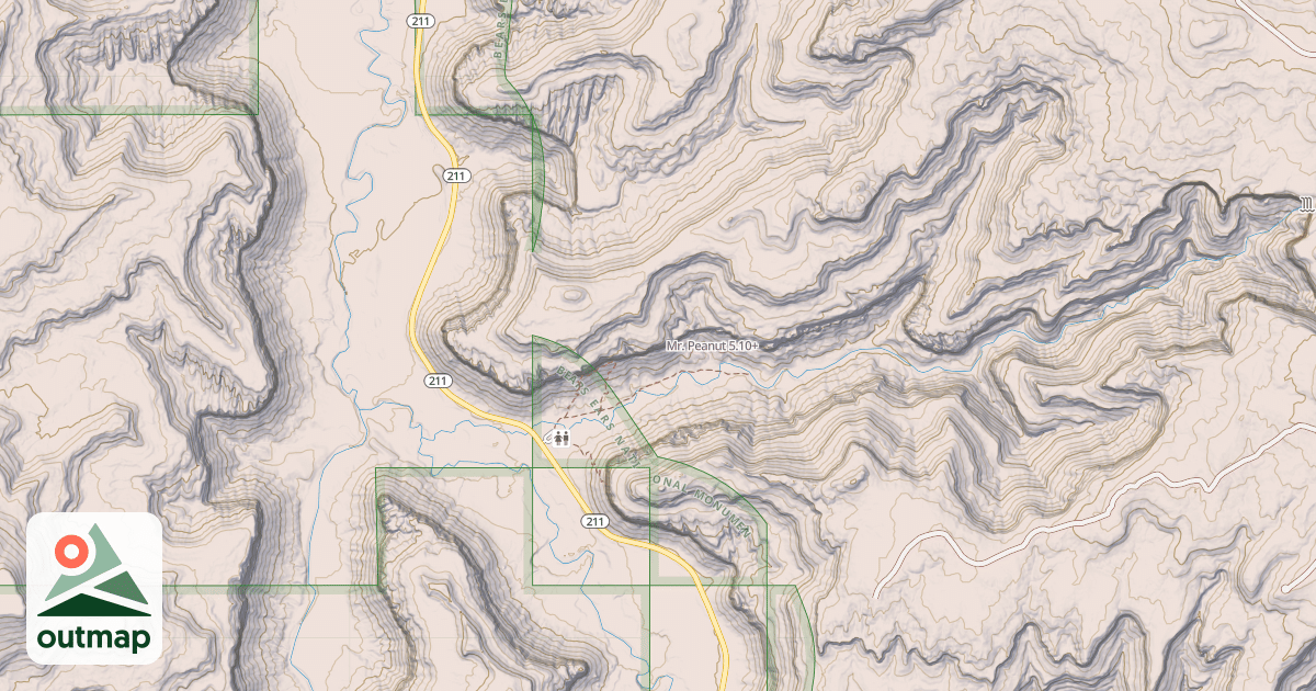 Map of Mr. Peanut