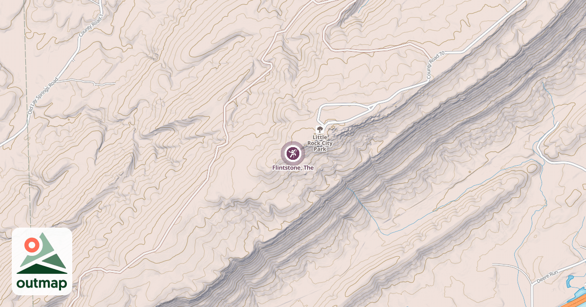 Map of Flintstone, The
