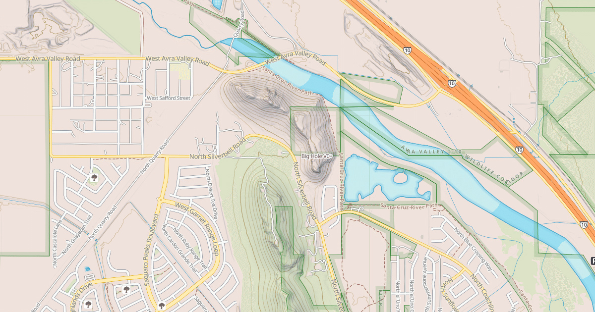 Map preview of Big Hole