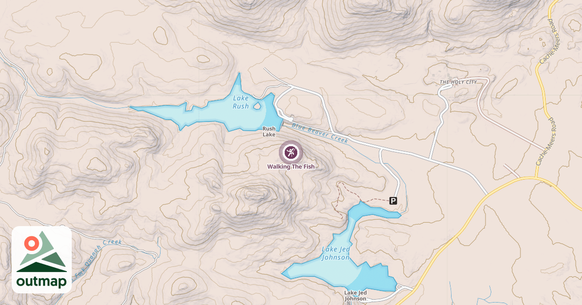 Map of Walking The Fish