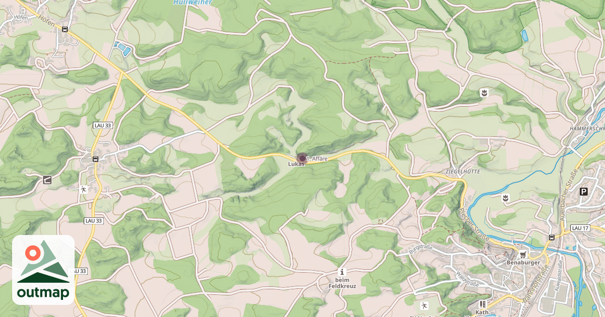 Map of 1. Affäre