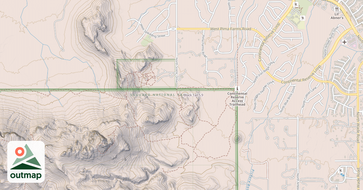 Map of Black Tail