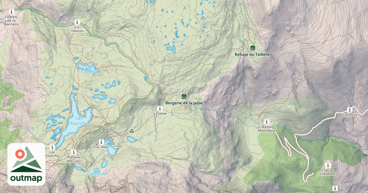 Map of Bergerie de la Jasse
