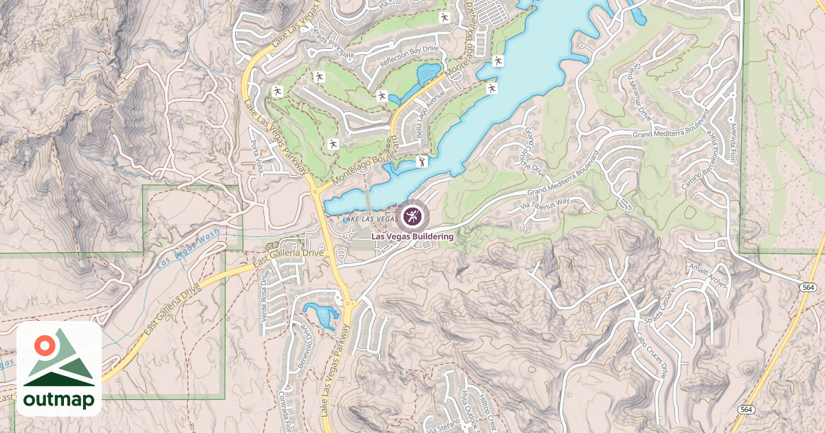 Map of Las Vegas Buildering