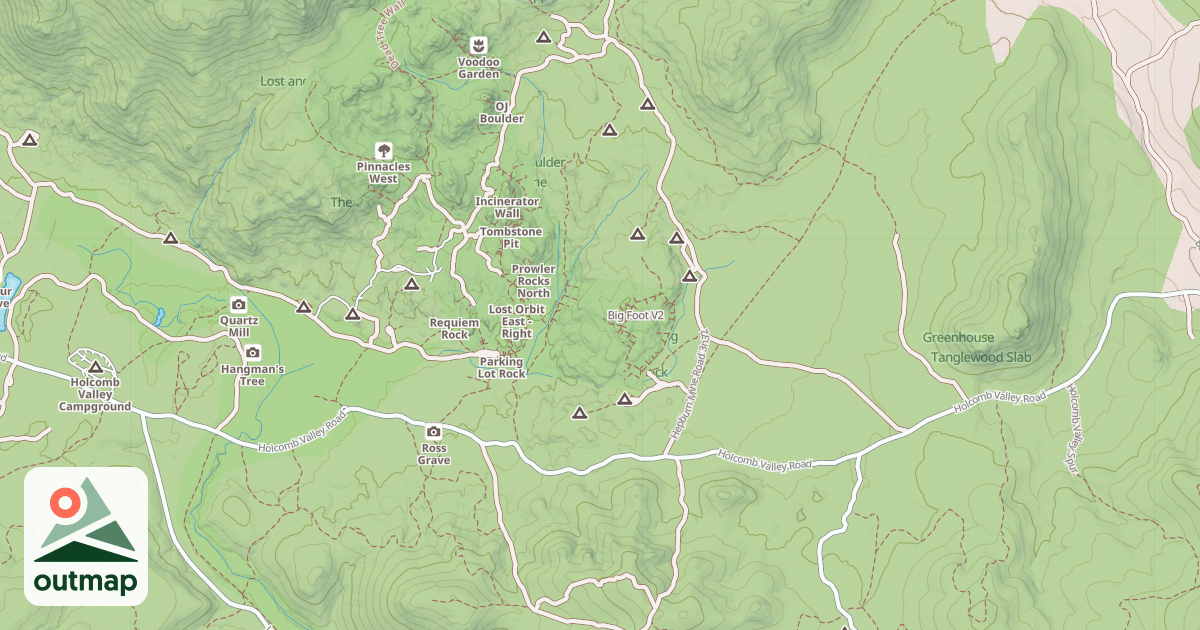 Map of Big Foot