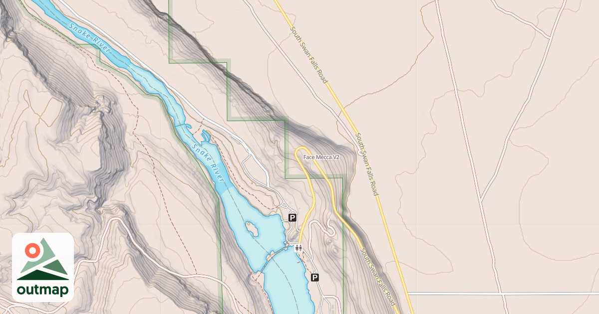 Map of Face Mecca