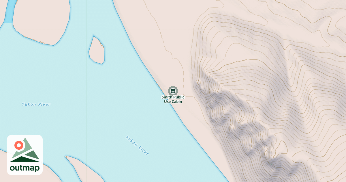 Map of Smith Public Use Cabin